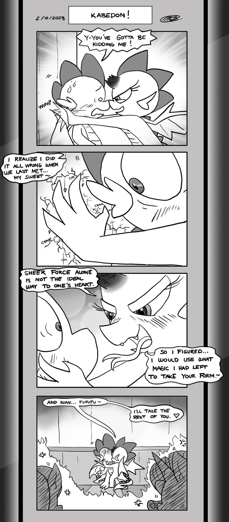 Page 8: Kabedon!