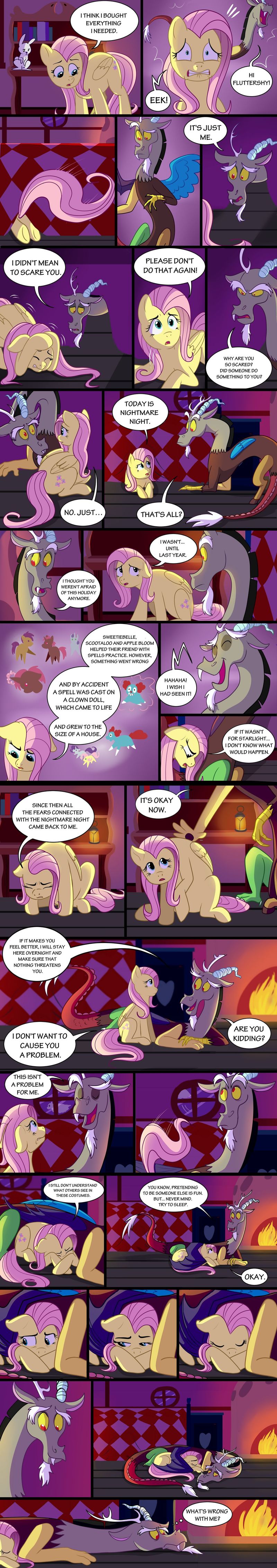 Page 4-7: Fluttershy is scared