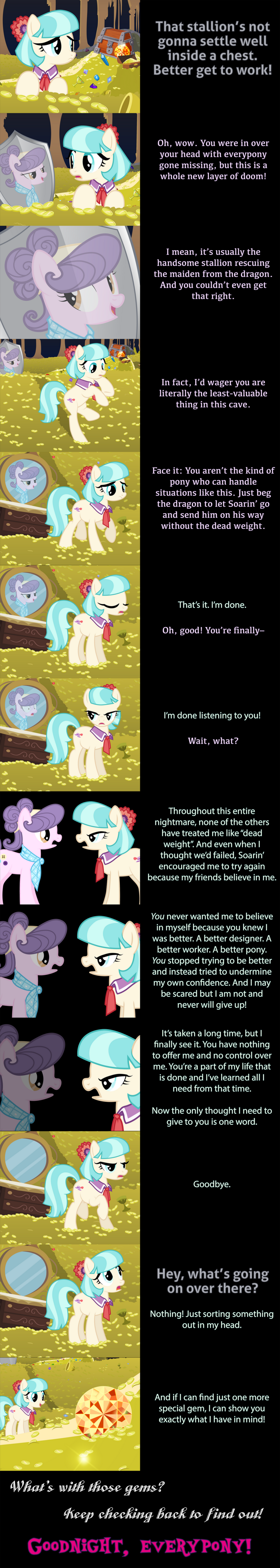 Comic #178 : MLP-Silver-Quill's avatar Coco Pommel Says Enough