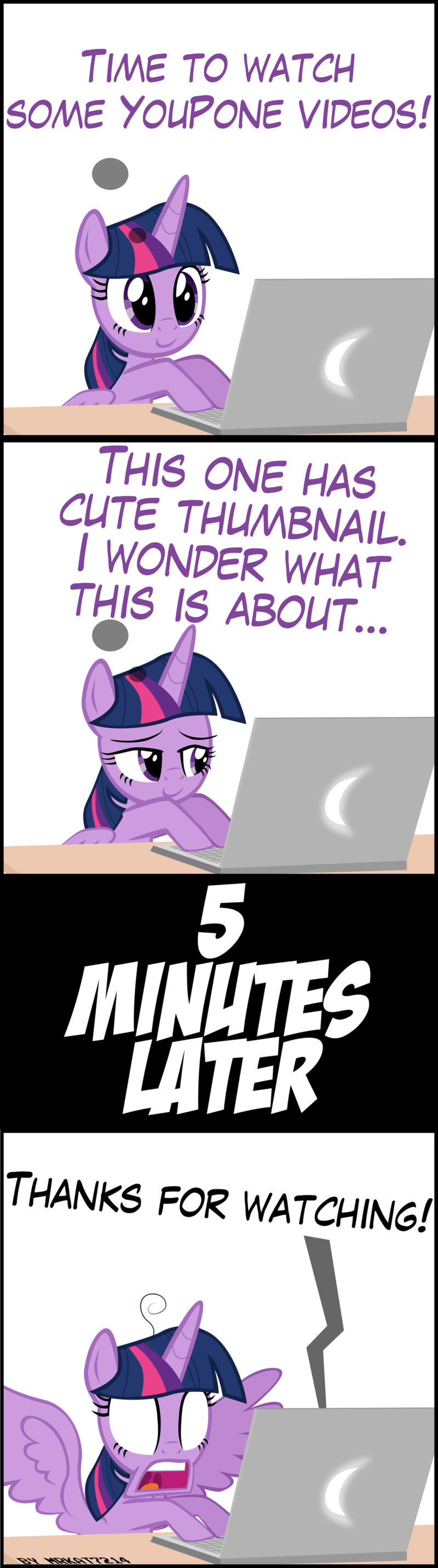 Comic 6 - Twilight Discovers the Internet