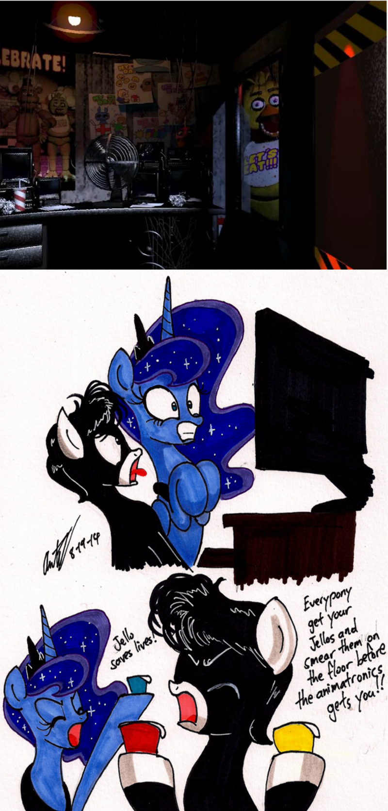 Page 22 - Junior and Luna Plays Five Nights at Freddy's