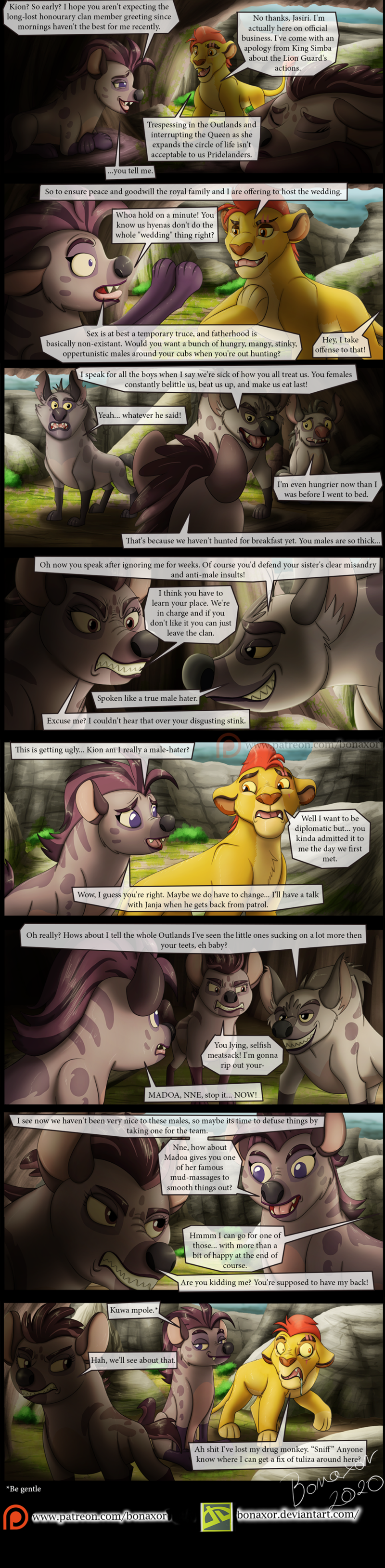 Page 10: Social Justice Hyenas