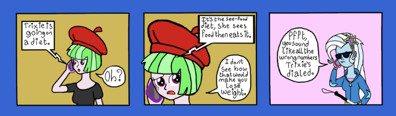 Trixie, Enemy of Dieting