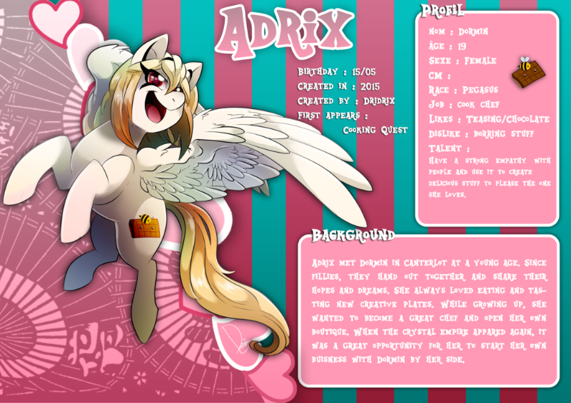 Adrix character bio