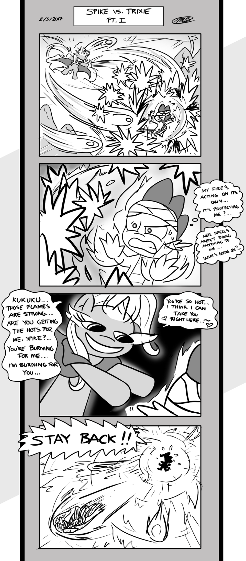 Page 3: Spike vs Trixie Pt.1
