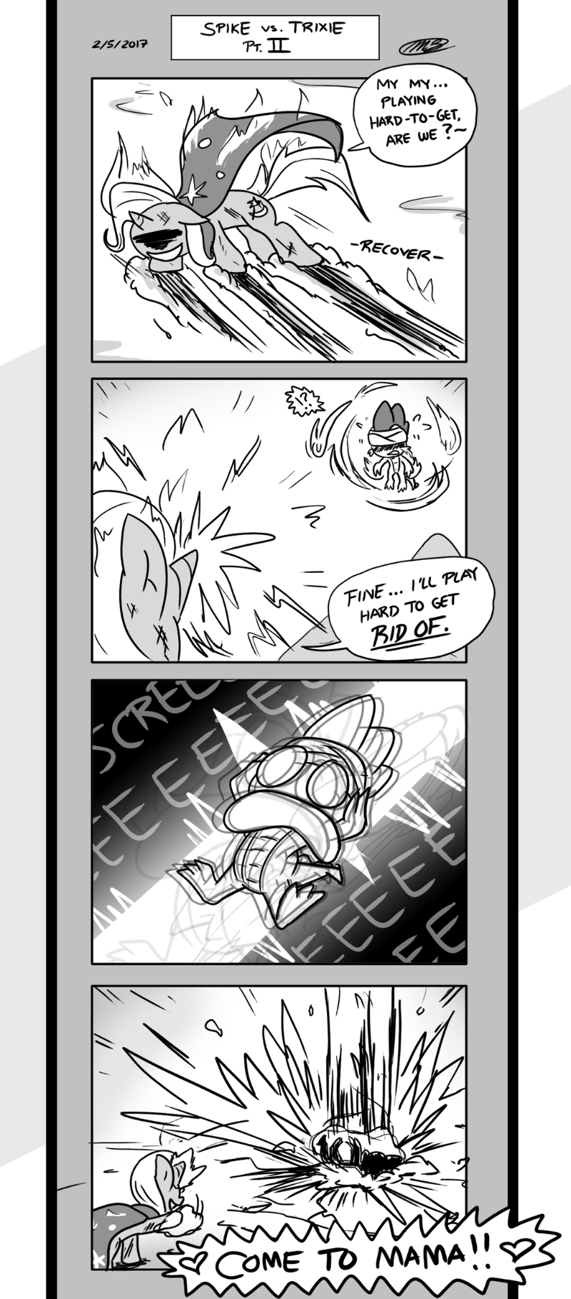 Page 4: Spike vs Trixie Pt.2