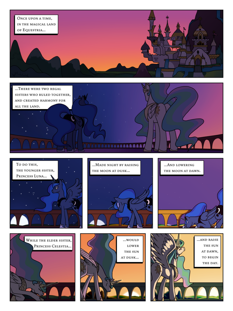 Page 1: The Rulers of Equestria
