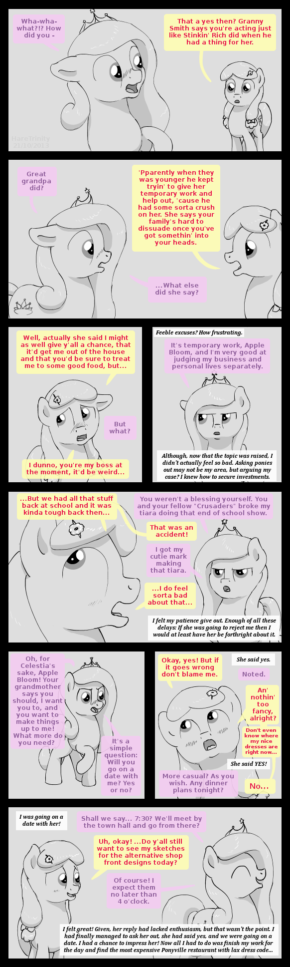Page 23 - Diamond Tiara is confronted by Apple Bloom