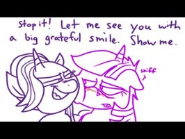 [MLP Comic Dub] Adorkable Twilight in 'Grateful' (comedy)