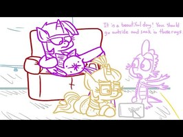[MLP Comic Dub] Adorkable Twilight & Friends in 'Sunshine Indoors' (saucy comedy)